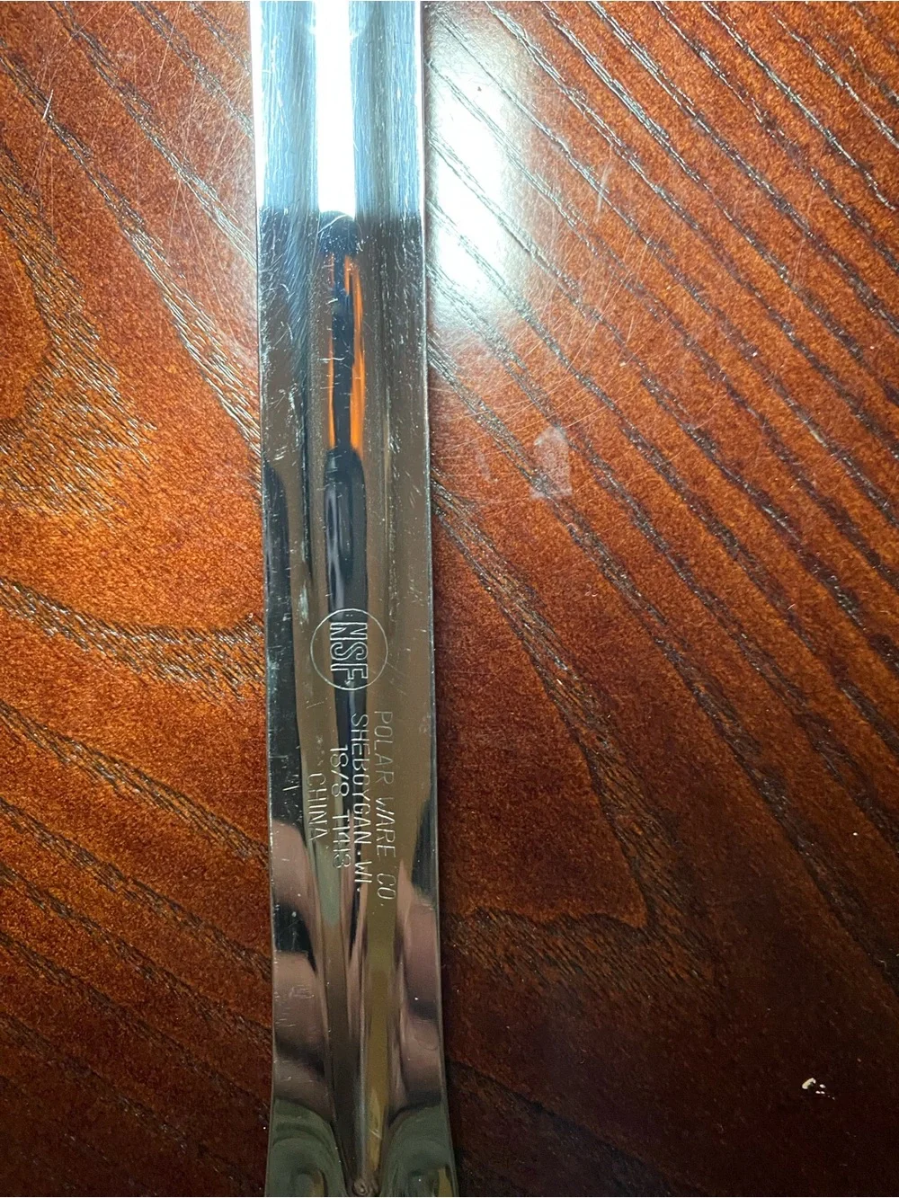NSF Polar Ware, Co Stainlesst Steel Slotted Serving Spoon - Silver